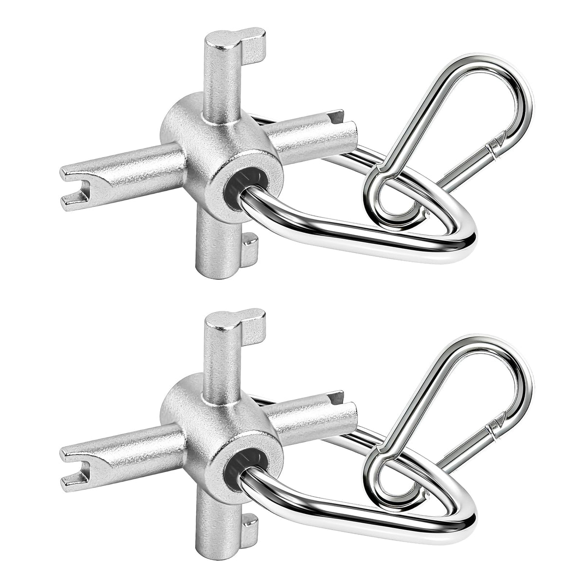yernoiy front view of locking cap key showing compact design and quick access benefit