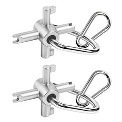 yernoiy front view of locking cap key showing compact design and quick access benefit