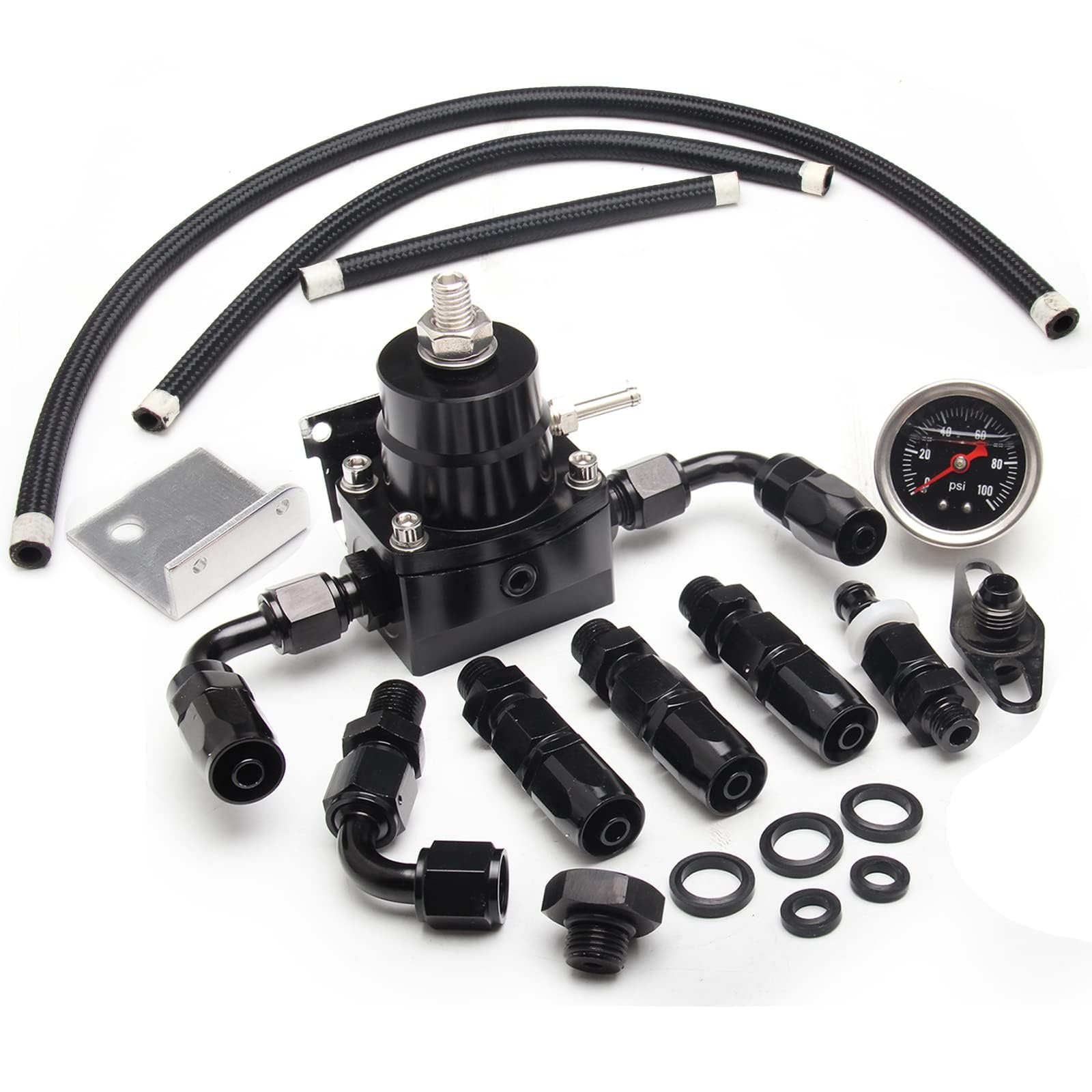 YESHMA regulator front view showing compact aluminum body and benefits of durable construction