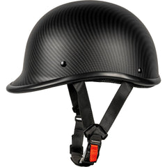 Yesmotor side profile illustrating low wind resistance and stylish helmet shape benefit