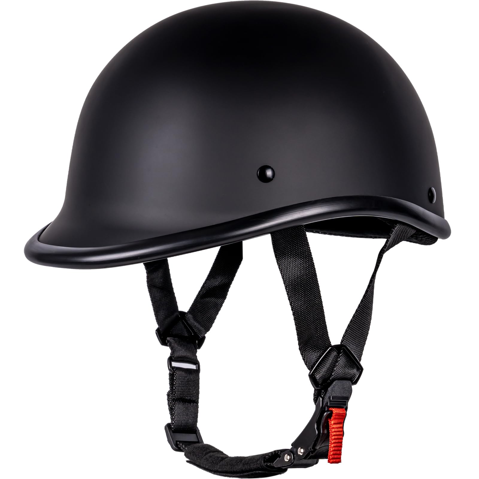 Yesmotor helmet top shell close-up highlighting ABS construction and durable finish
