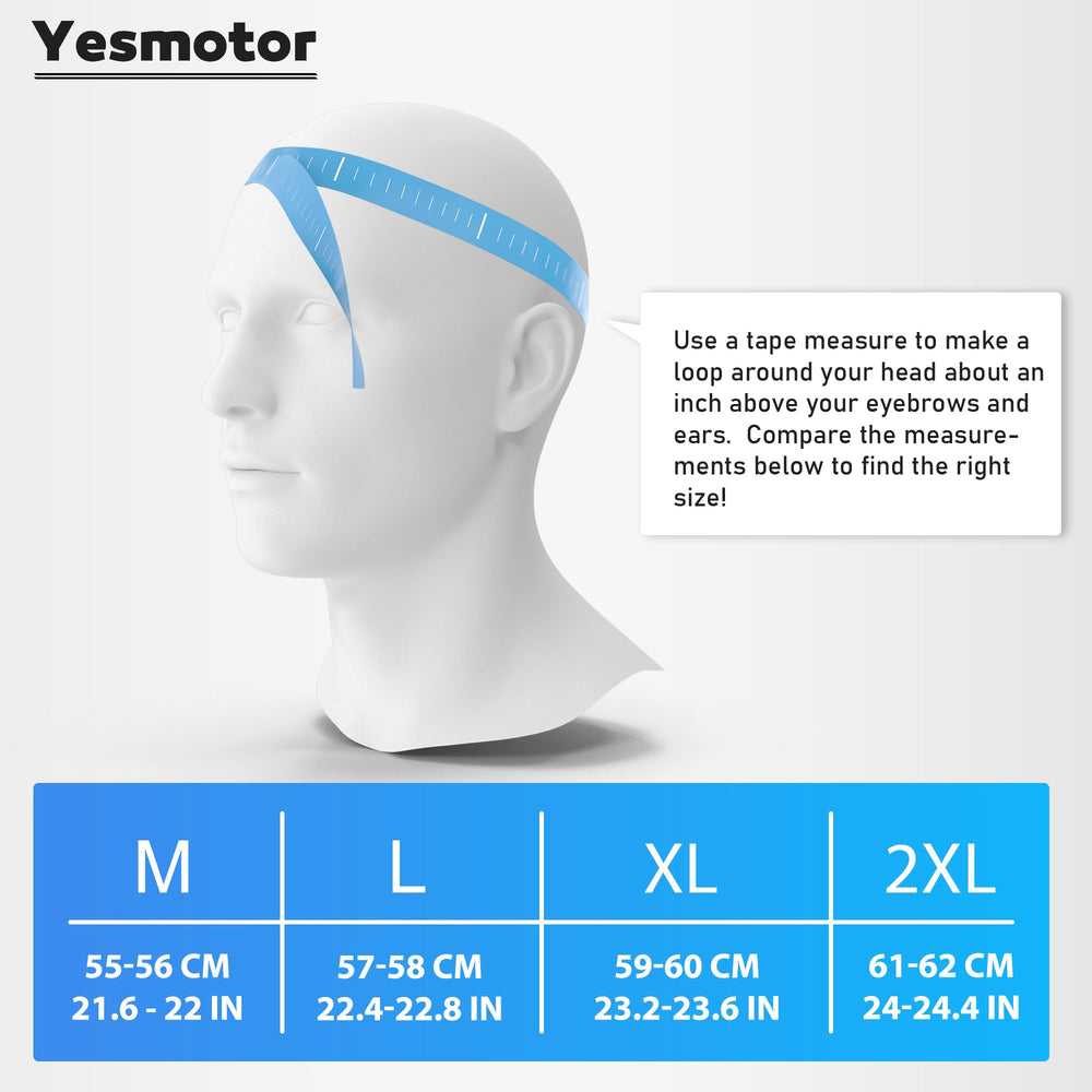 Yesmotor helmet in use on urban rider showing lightweight comfort and mobility