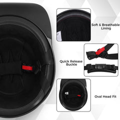 Yesmotor interior view showing EPS liner and breathable comfort lining for airflow
