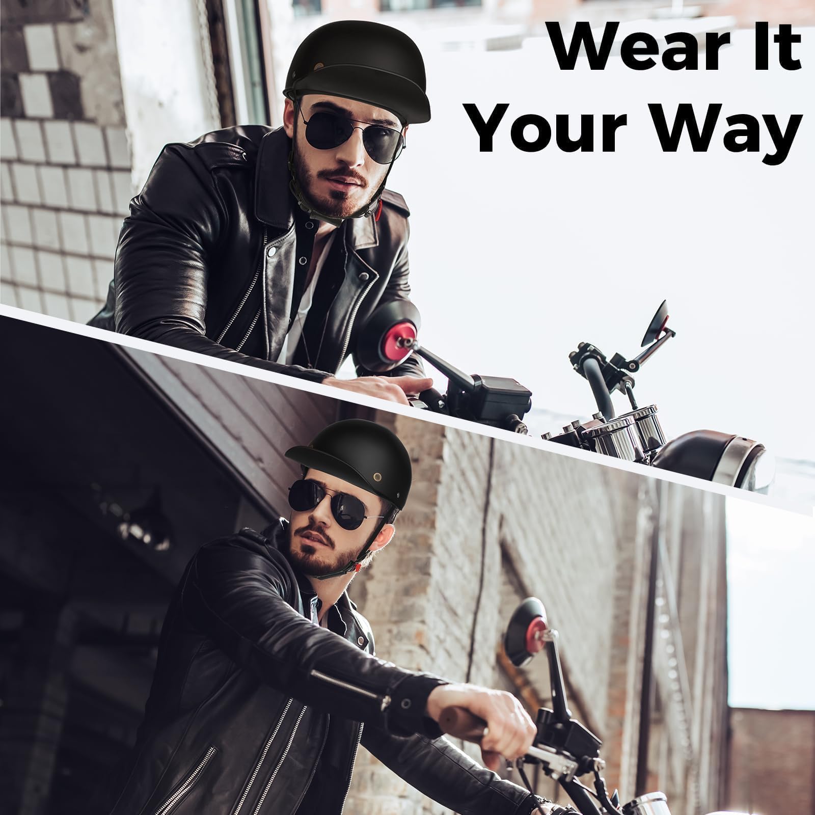 Yesmotor lifestyle rider on scooter showing stylish practical protection for commuting