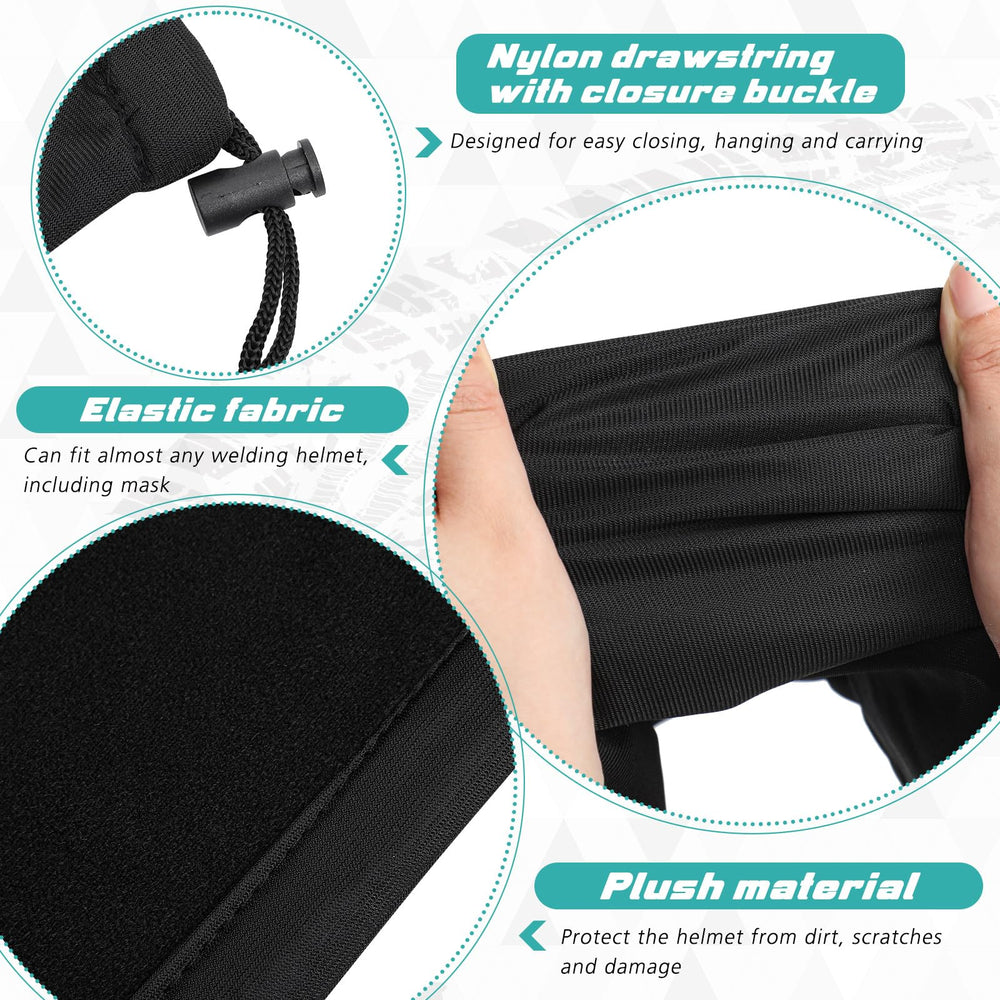 Yeyeplum drawstring lock detail securing helmet during transport