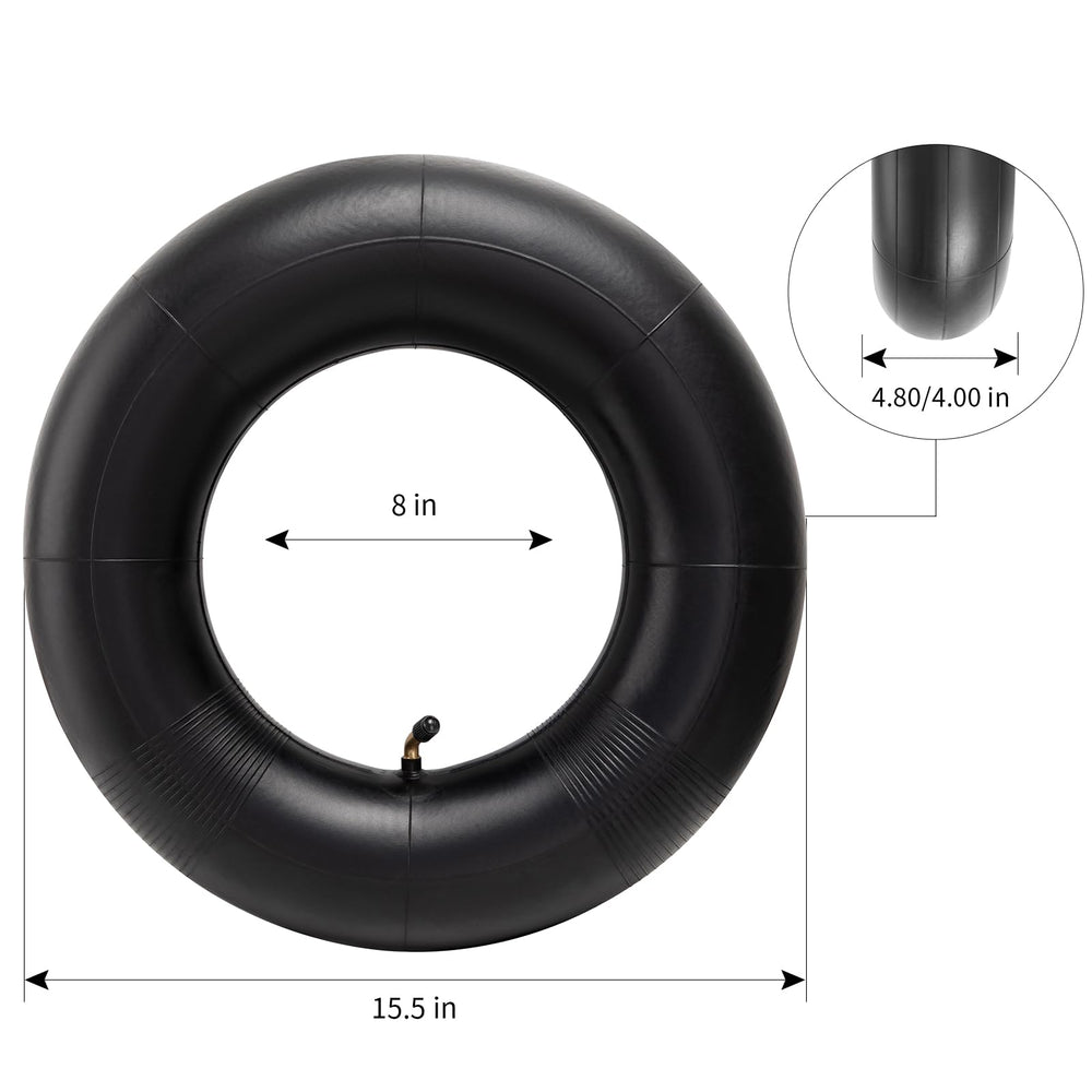YeYouC tube beside 8-inch rim for quick size confirmation and fit