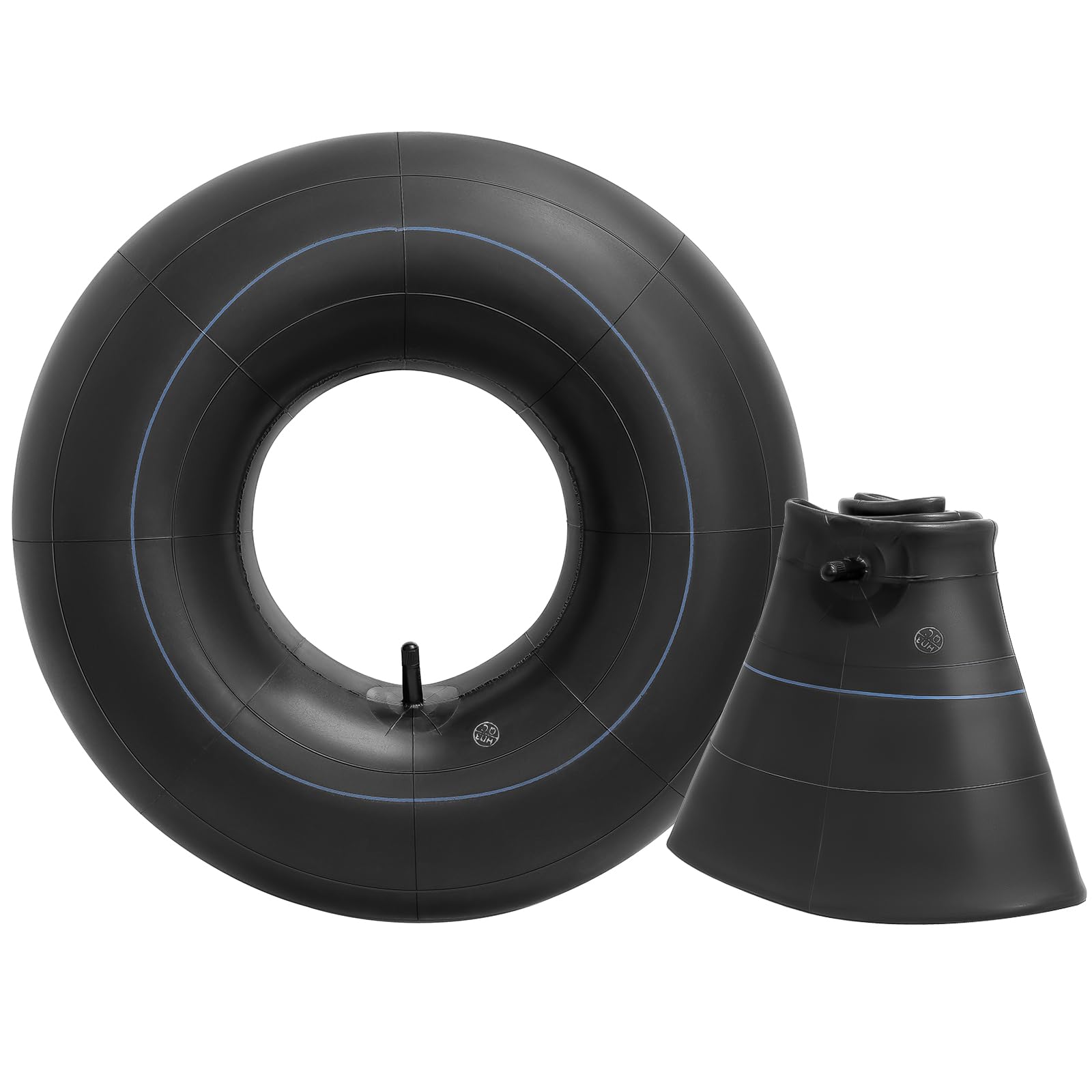 YeYouC tube beside ruler and tire illustrating scale for correct 8-inch rim fit