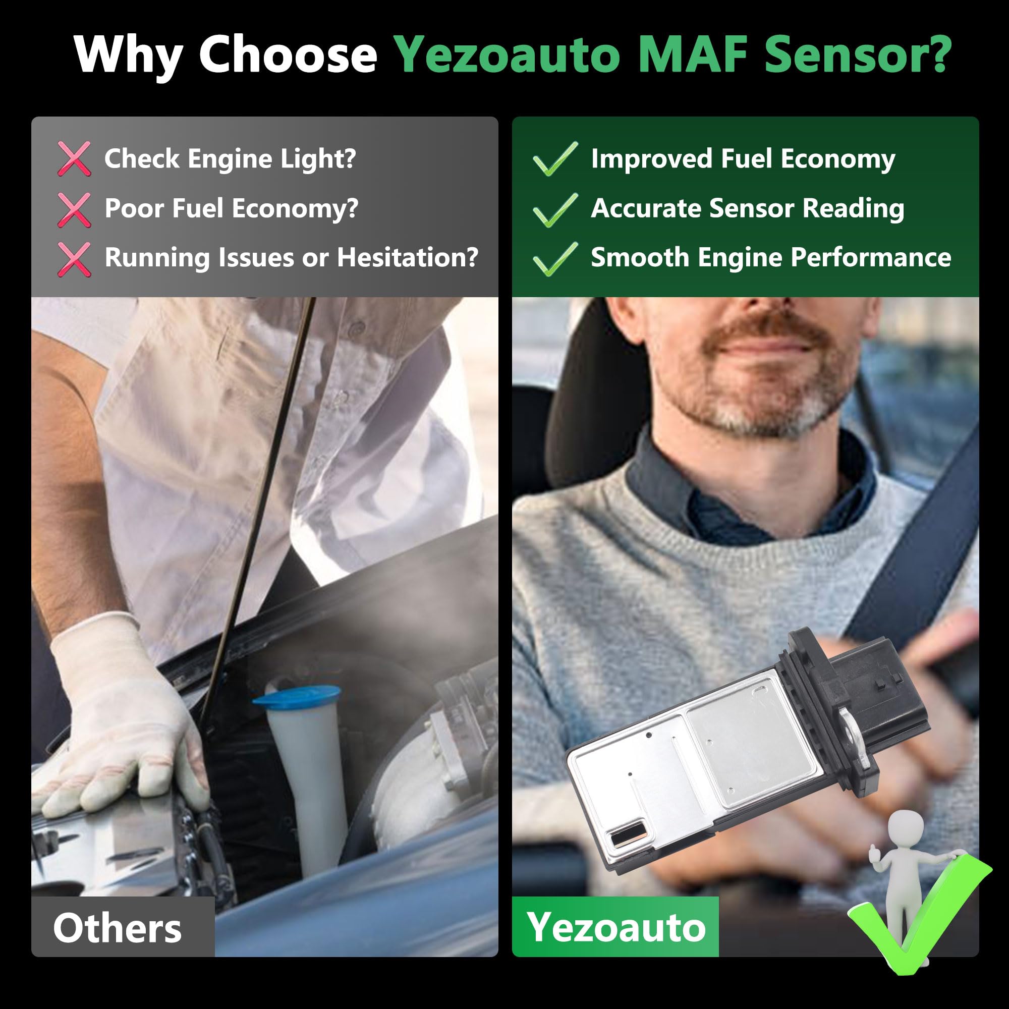 Yezoauto beside ruler showing compact size for straightforward installation