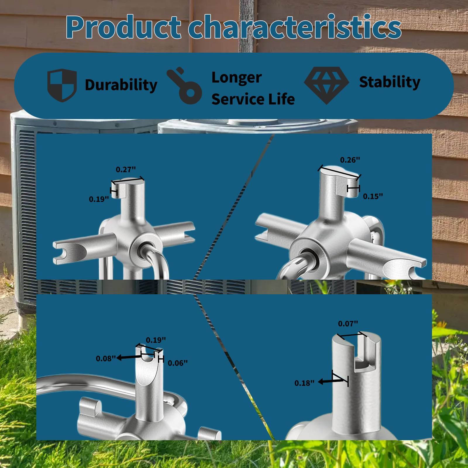 YGUAYINGC close-up of ergonomic anti-slip handle illustrating better grip and reduced hand fatigue