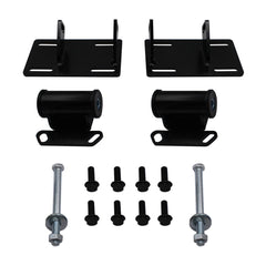 YHB front view of adapter plates and mounts showing ready-to-install kit benefit