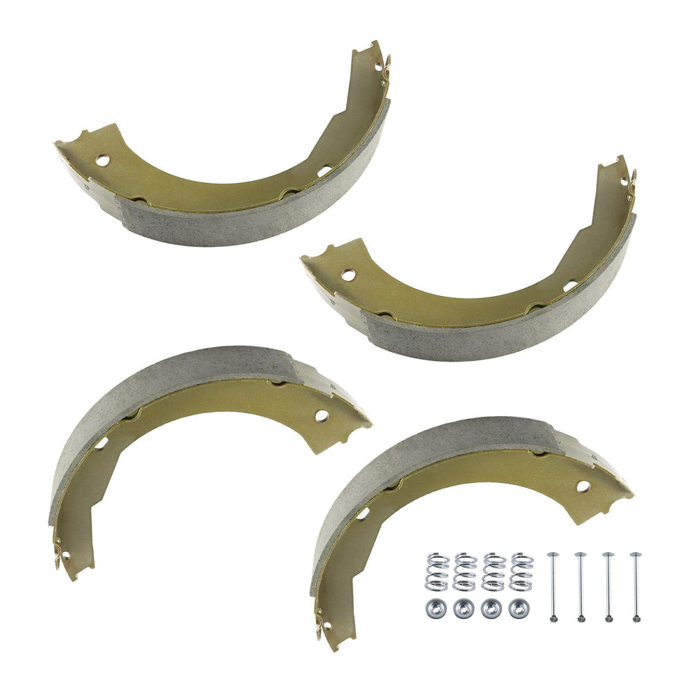 YHB brake shoes installed in trailer brake assembly demonstrating correct alignment and fit