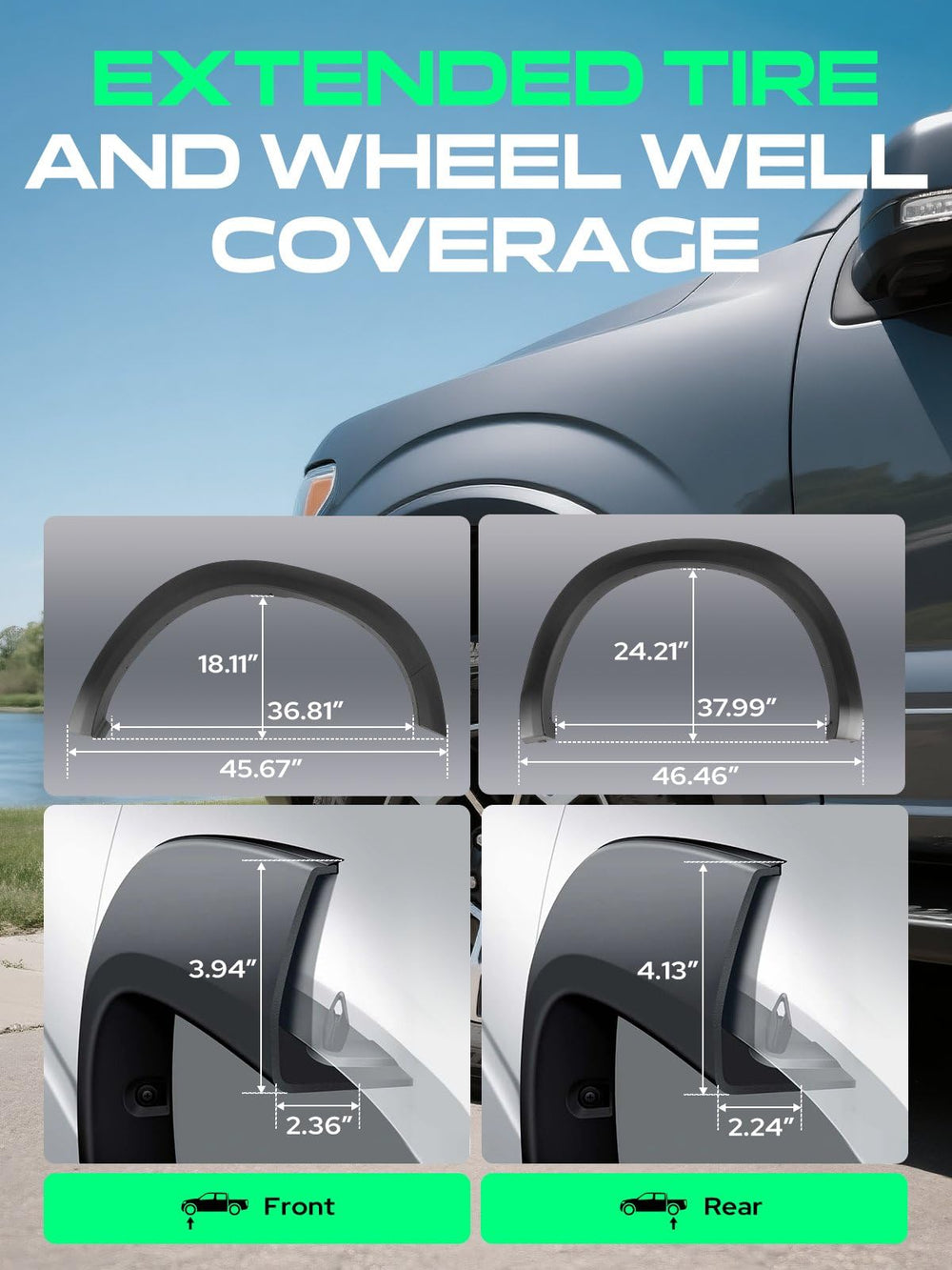 YHTAUTO hardware kit with fasteners, simplifies install and secure fit