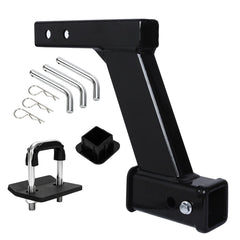 YHUER front profile hitch extension showing easy install benefit