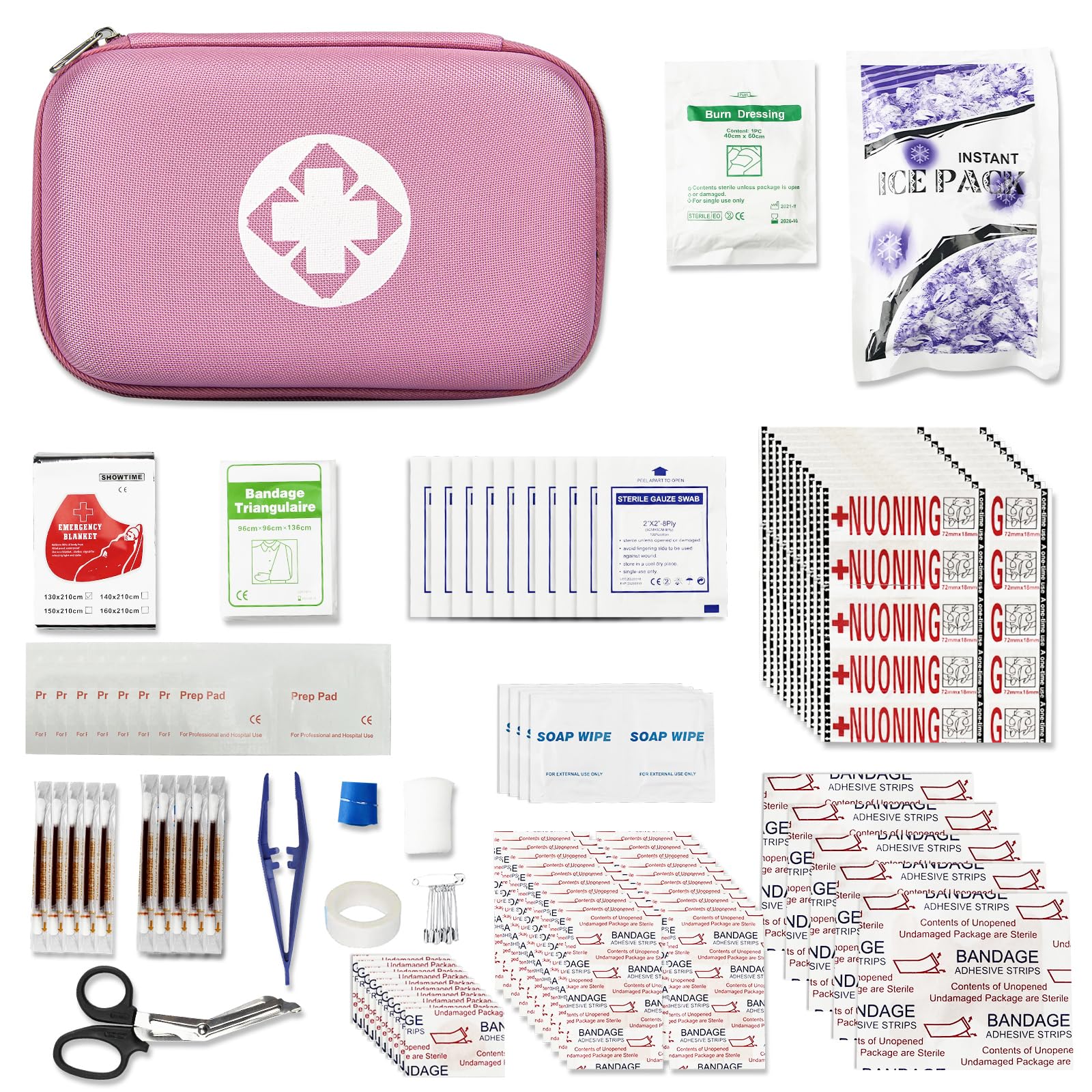 YIDERBO open kit layout displaying organized supplies for fast access