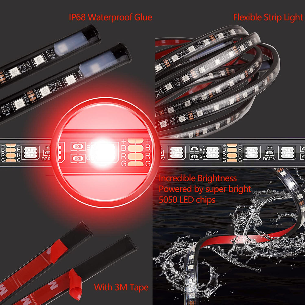 Yielinth waterproof seal detail protecting LEDs from rain