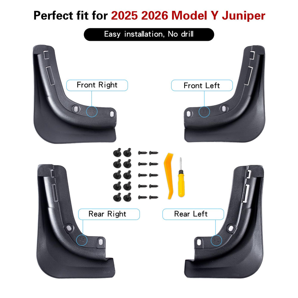 Yieokei mud flap next to ruler showing dimensions and accurate fit benefit
