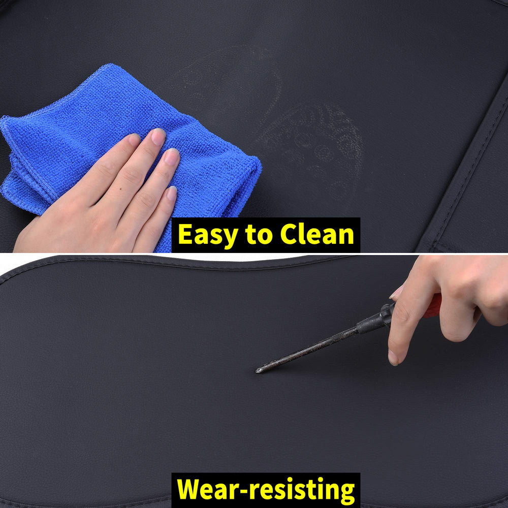 YIERTAI size comparison with headrest showing accurate fit and factory access