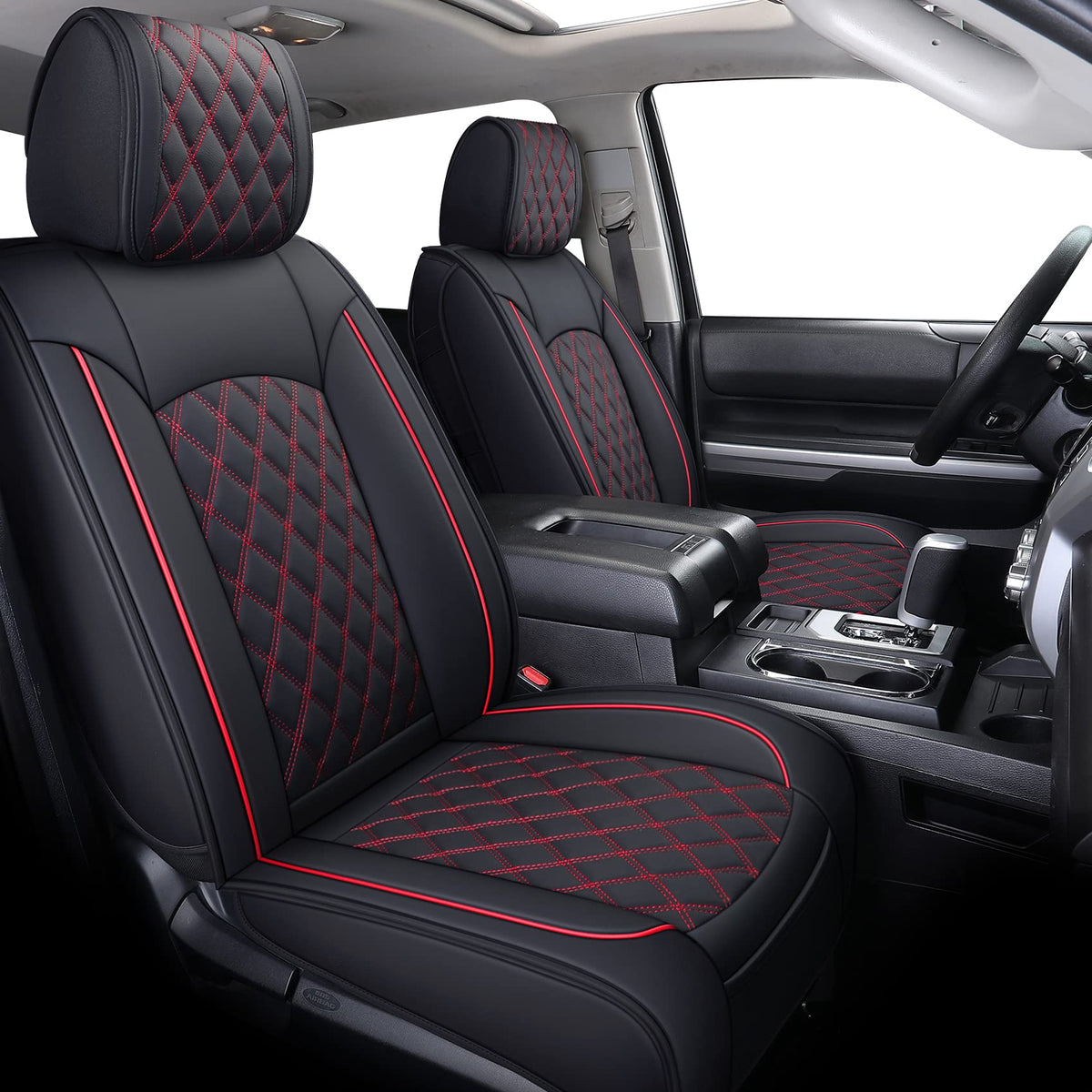 YIERTAI front seat full view showing snug fit and protection