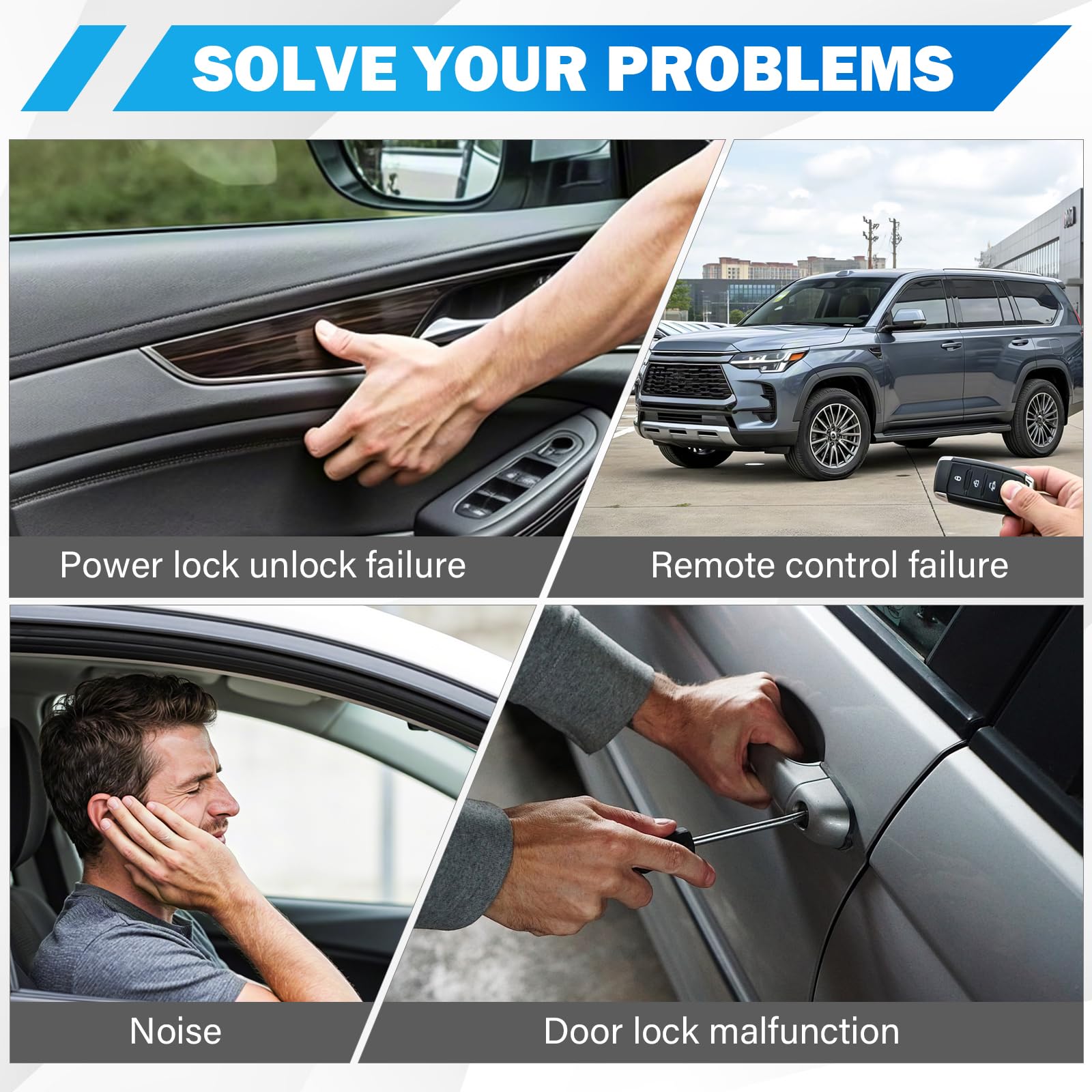 Yikesai actuator in vehicle doorway setting showing convenience for DIY repairs
