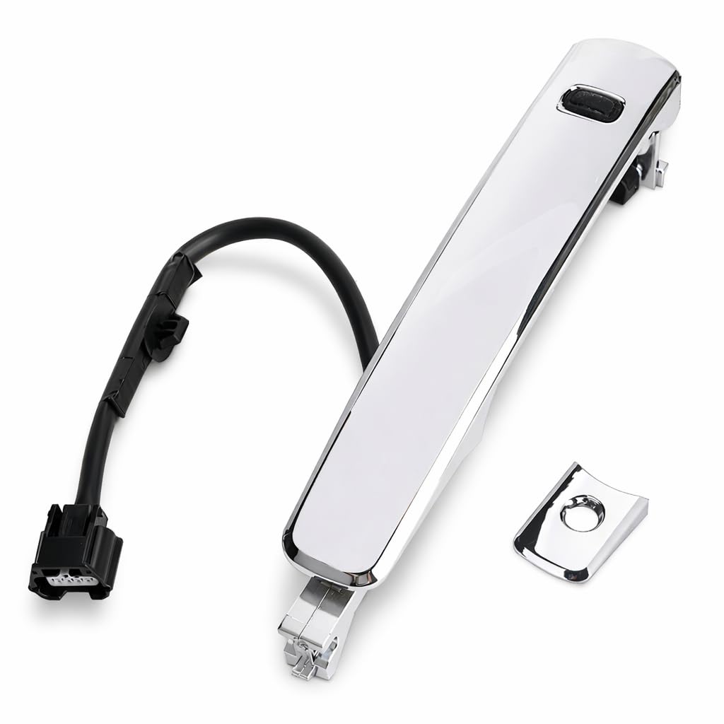 Yikesai handle detail with keyless sensor area showing compatibility benefit
