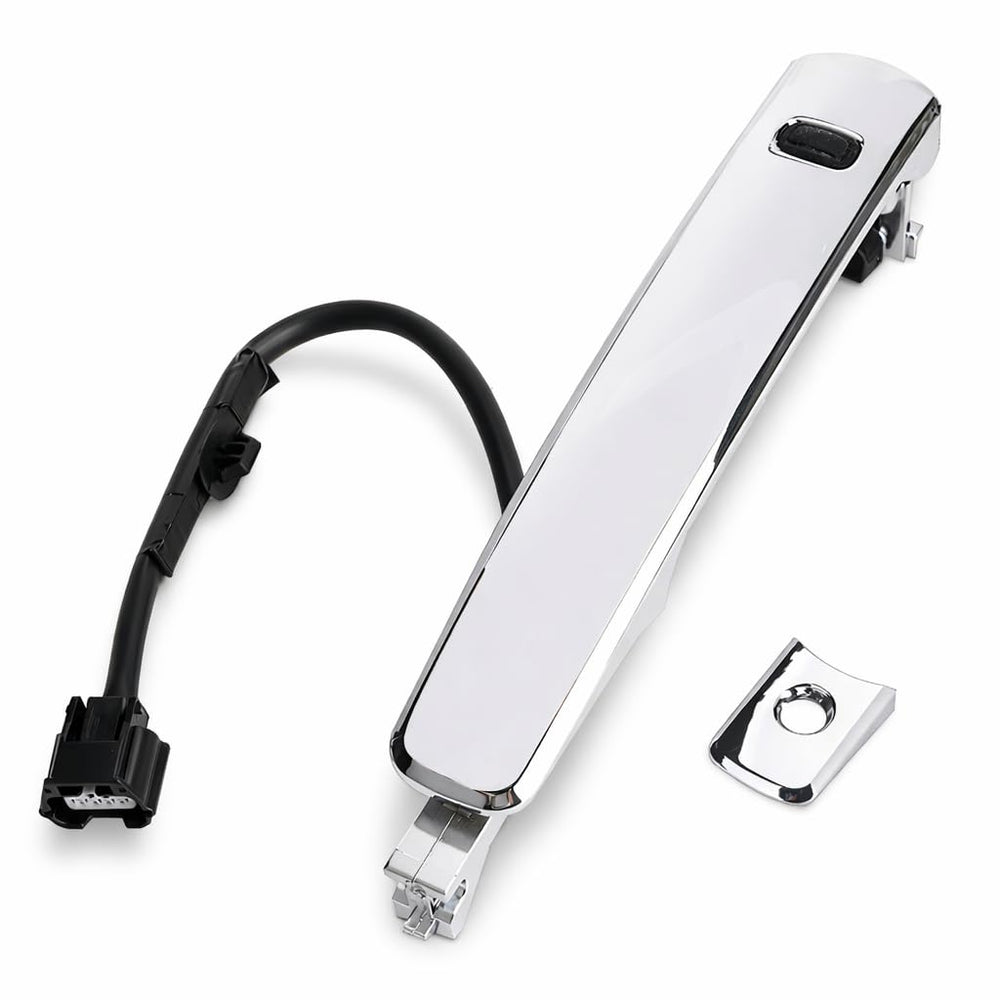 Yikesai handle detail with keyless sensor area showing compatibility benefit