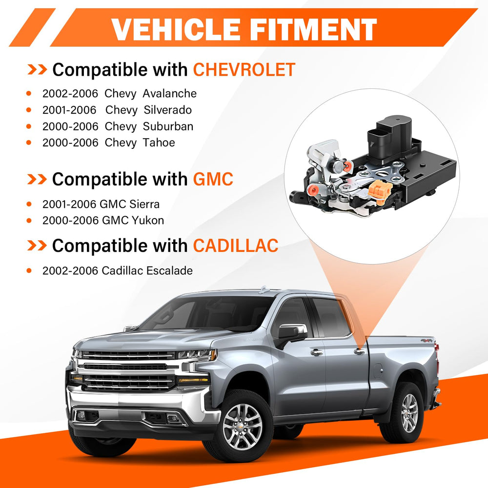 Yikesai actuator shown on truck rear door offering dependable locking performance