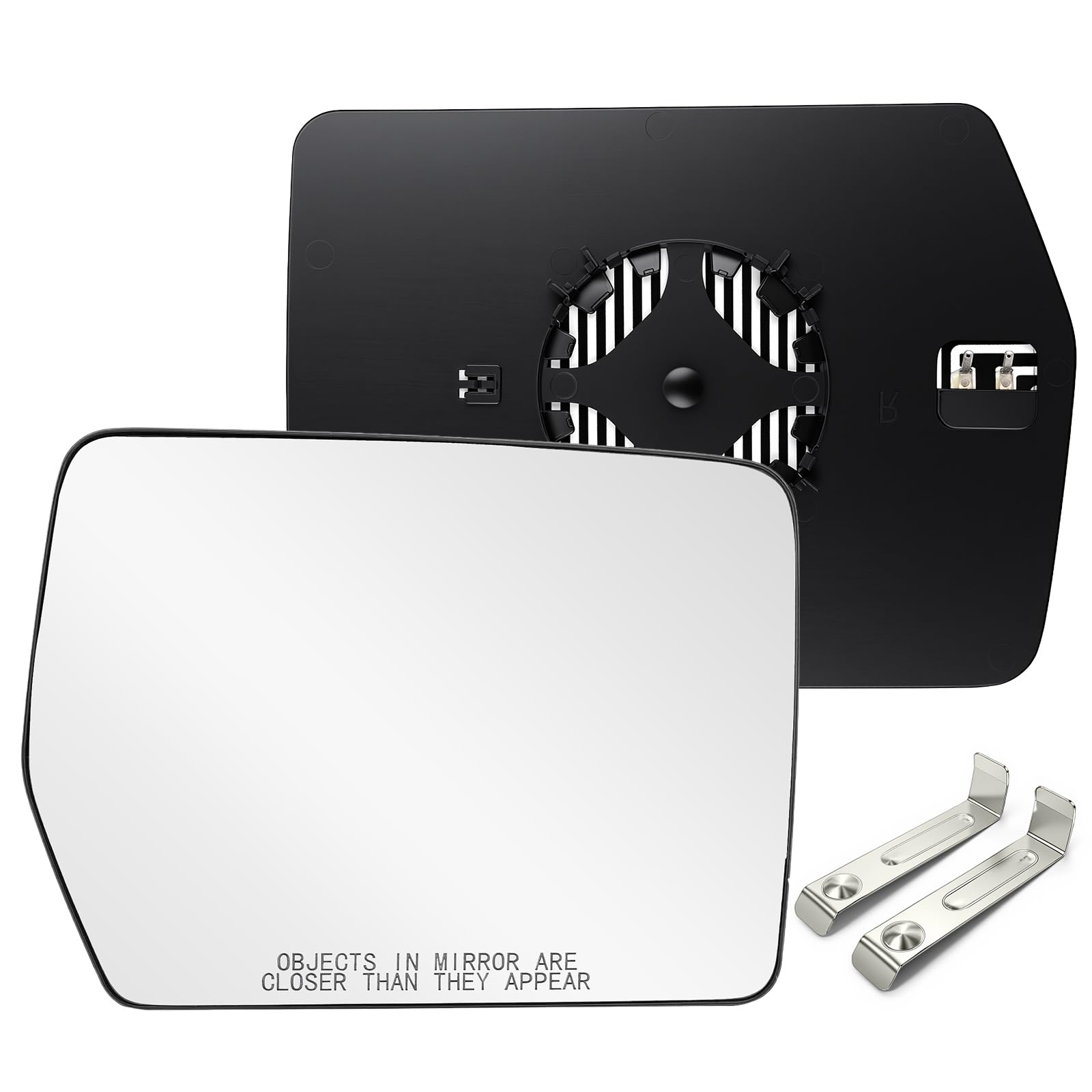 Yikesai passenger side mirror front view showing full replacement benefit