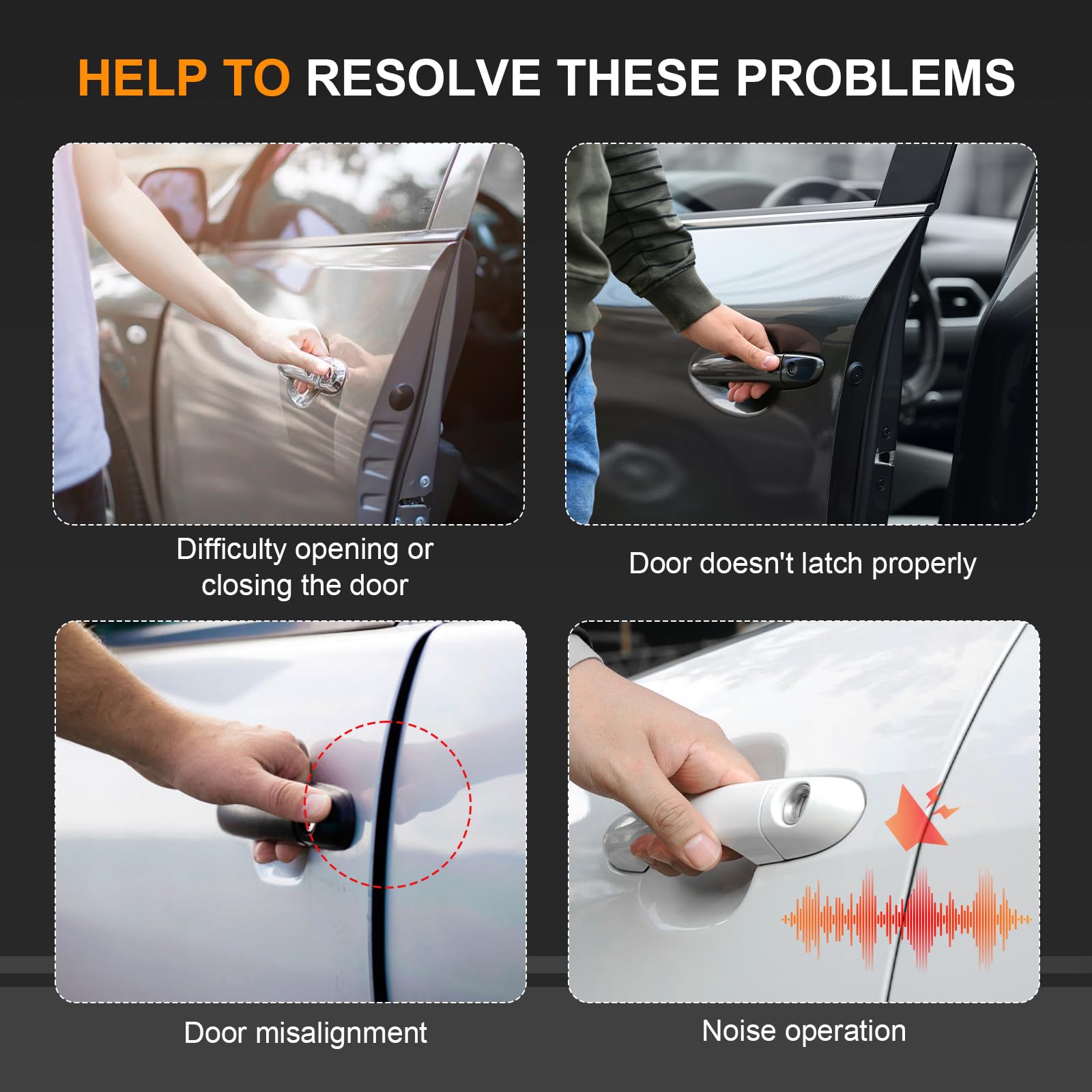 Yinlowa actuator being installed in door illustrating practical in-vehicle benefit