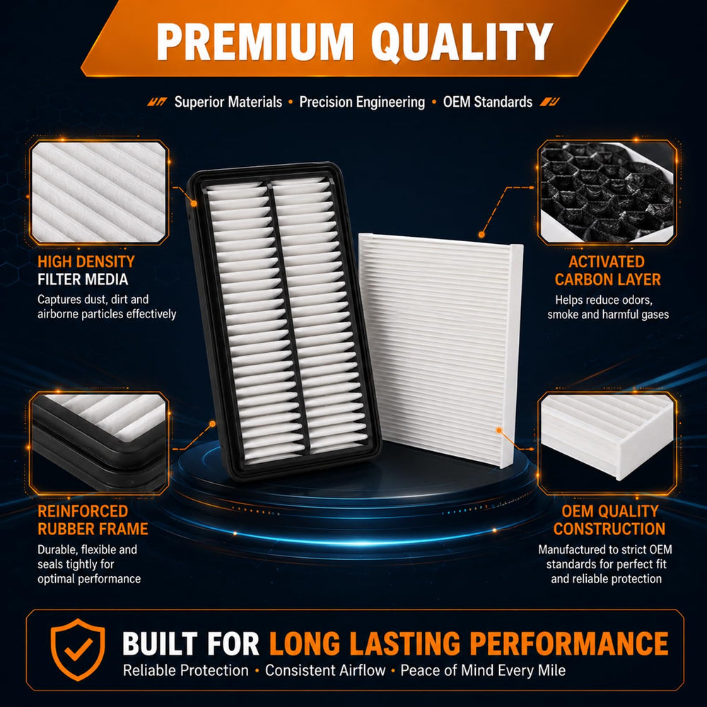 Yinlowa cabin filter airflow-direction marking visible, simplifies installation