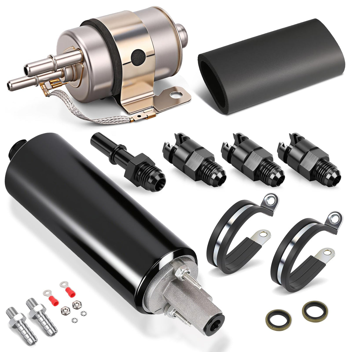 Yinlowa front assembly showing pump and regulator for clear compatibility overview