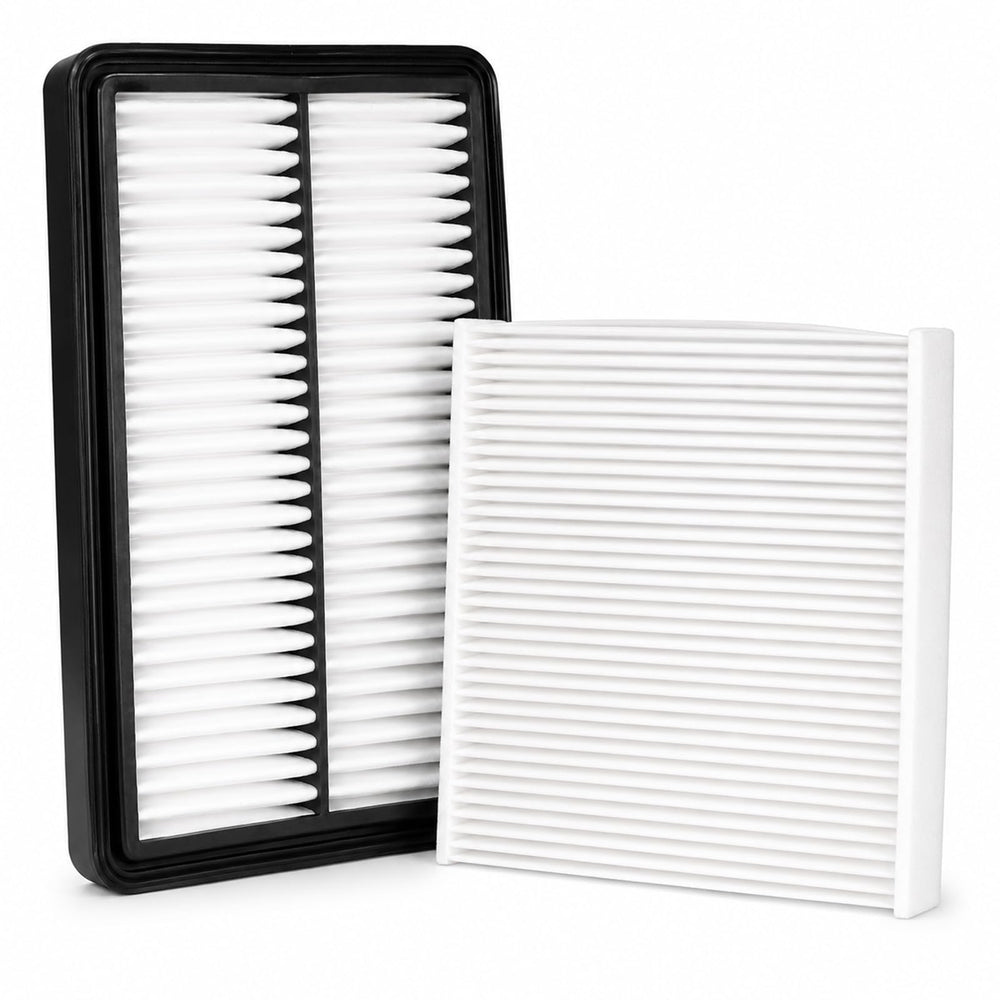 Yinlowa front packaging showing both engine and cabin filters, convenient kit
