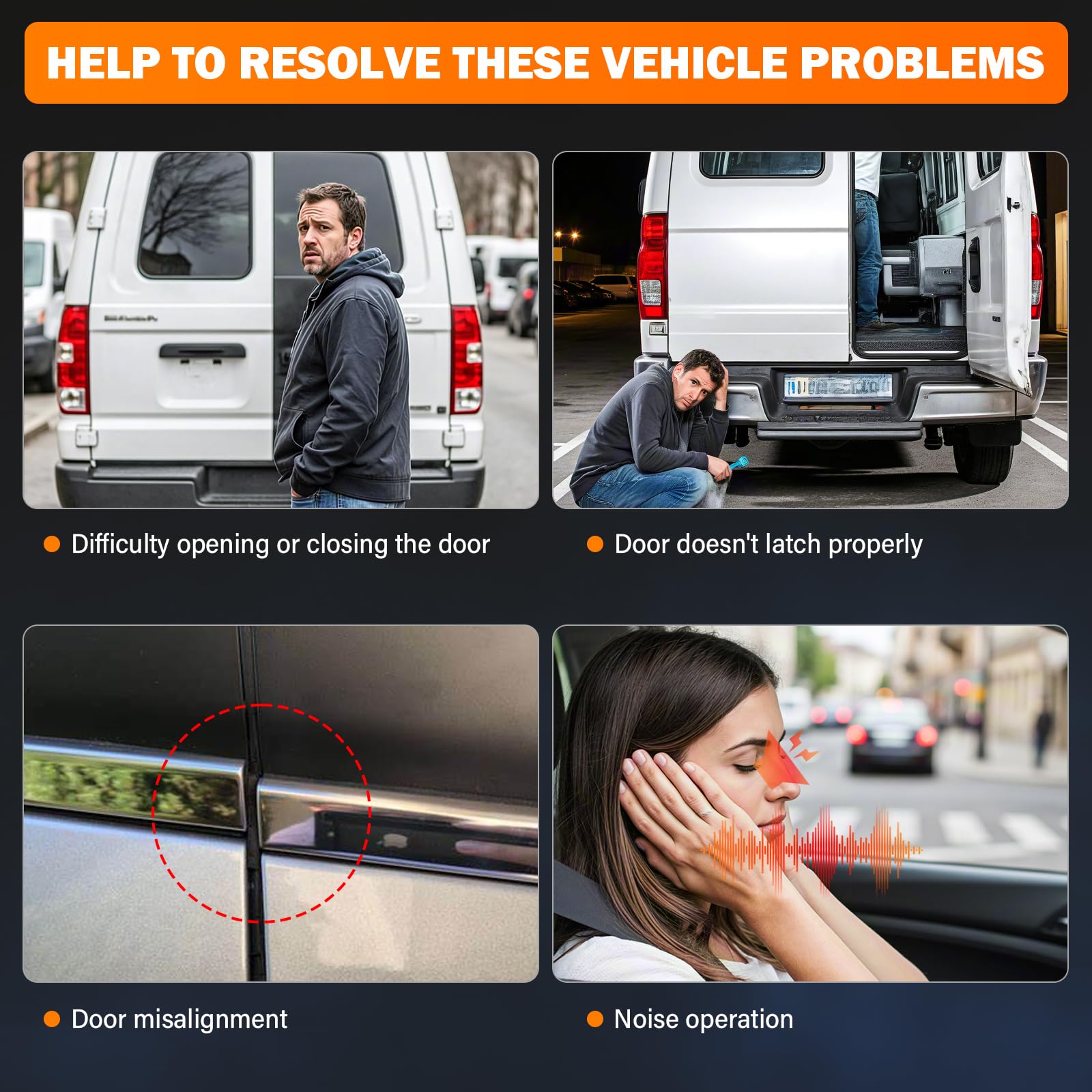 Yinlowa handle installed on a van illustrating practical use and restored access benefit