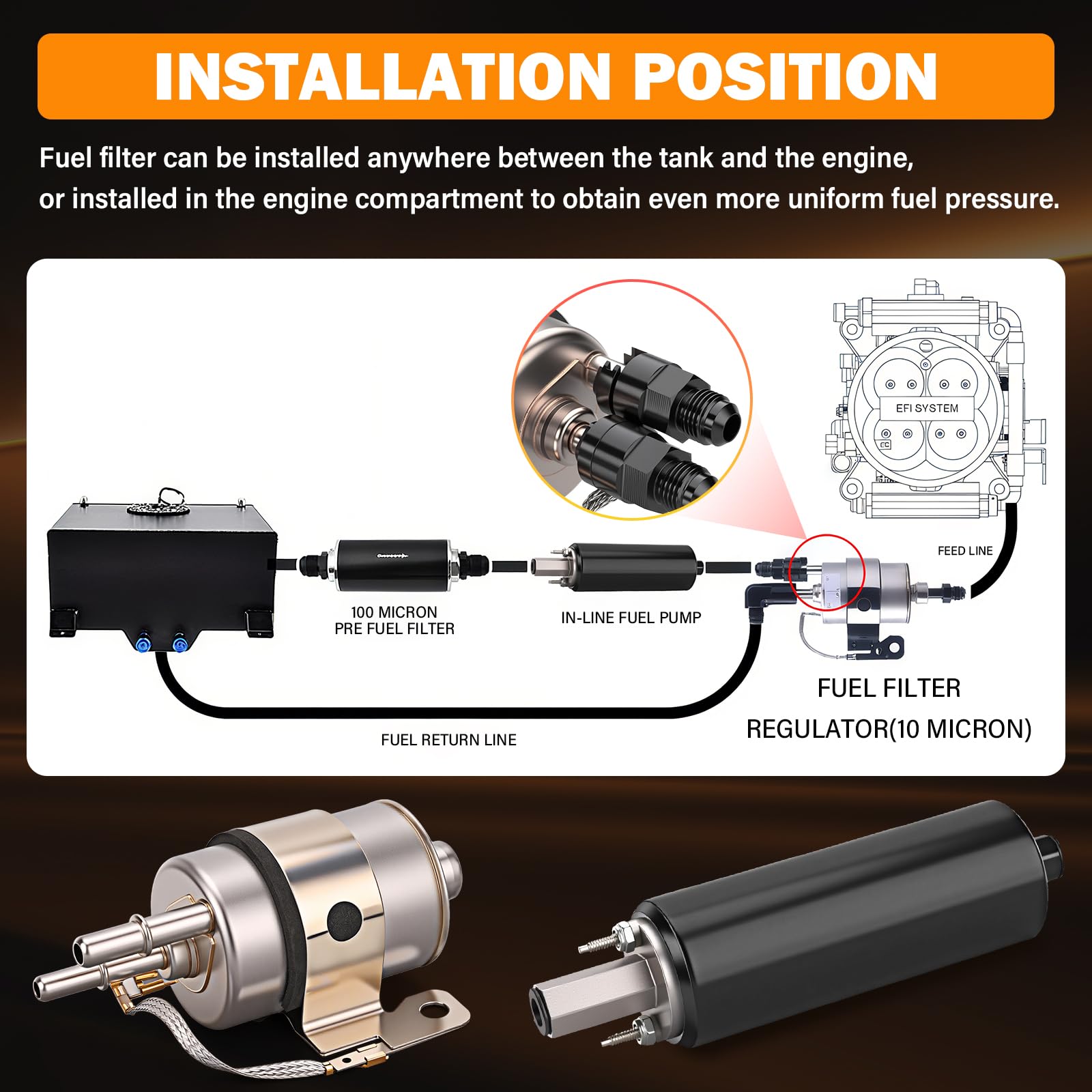 Yinlowa hose connection view illustrating secure fittings and leak prevention