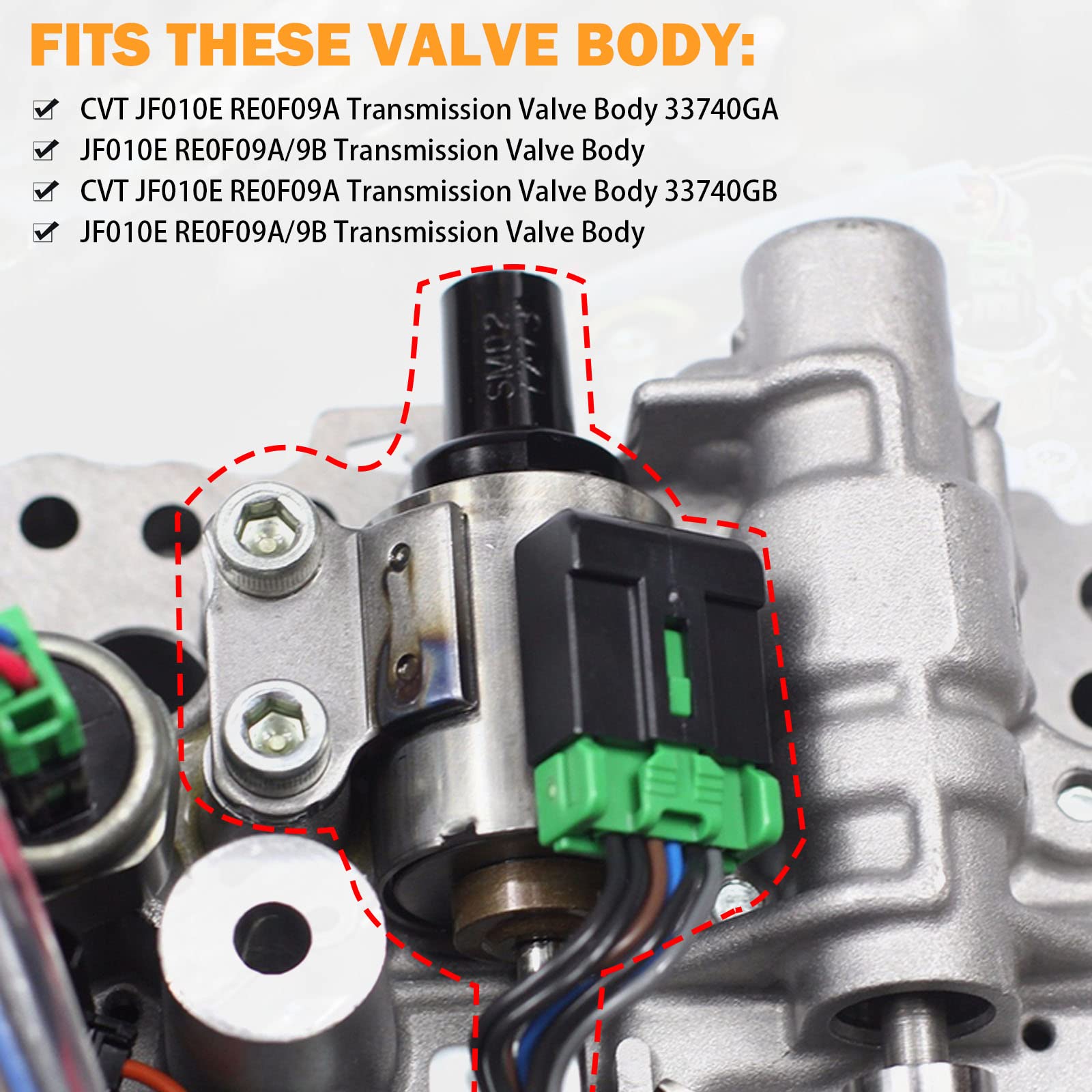 Yinlowa stepper motor installed on valve body confirming compatibility