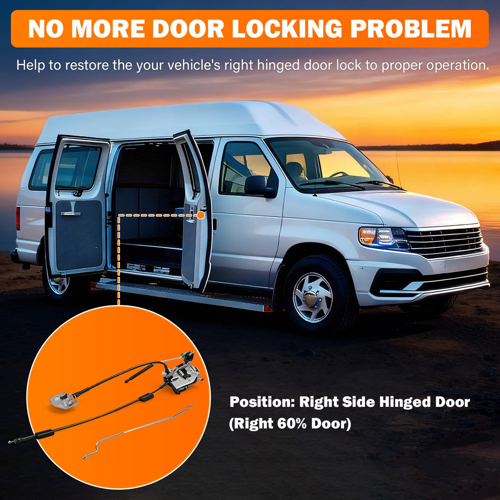 Yinlowa latch mounted on door illustrating correct alignment and ease