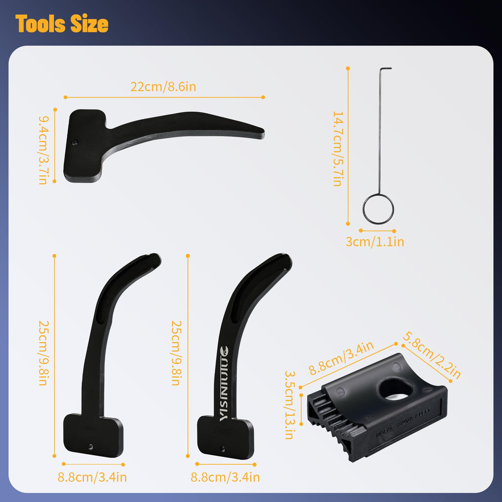 YISINIUTUO tools neatly seated in molded case showing organized storage benefit