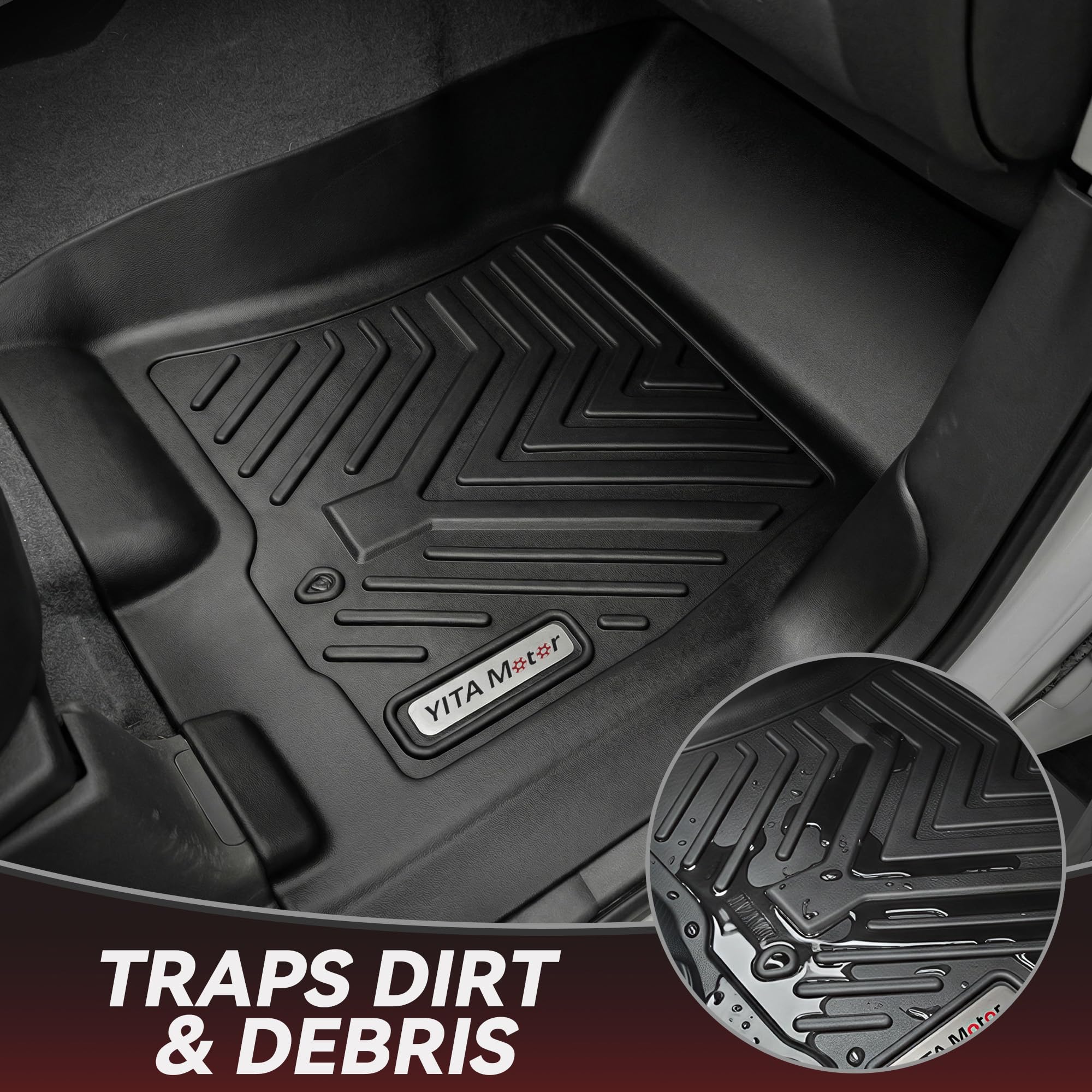 YITAMOTOR textured channel close-up highlighting liquid trapping benefit
