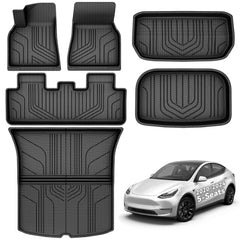 YITAMOTOR front mats showing custom-fit protection and easy cleaning benefit