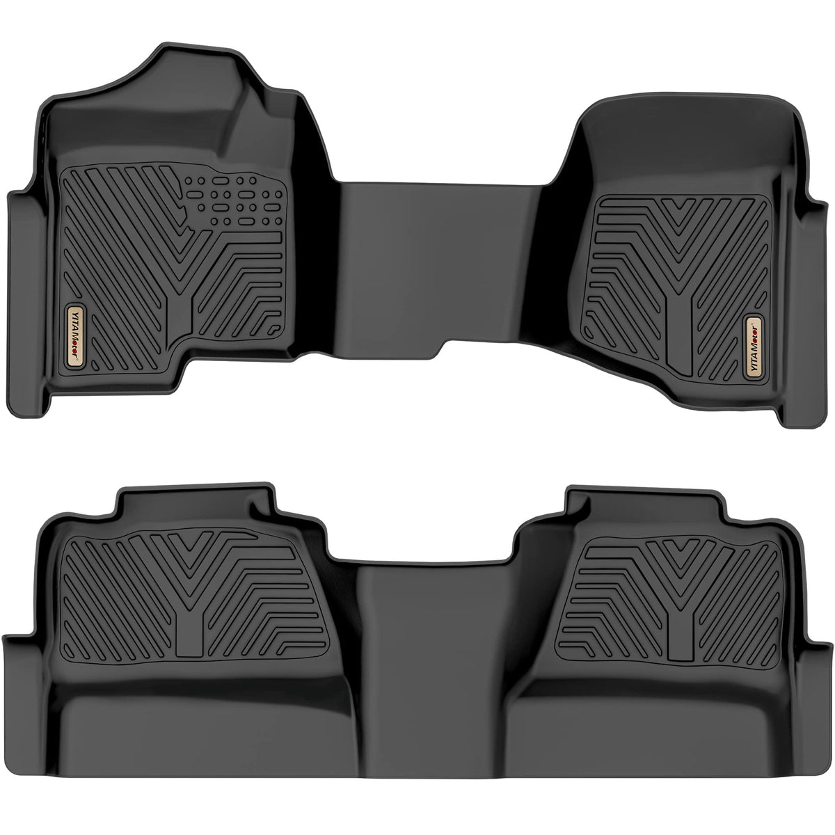 YITAMOTOR front row liner overhead view showing full coverage and protection