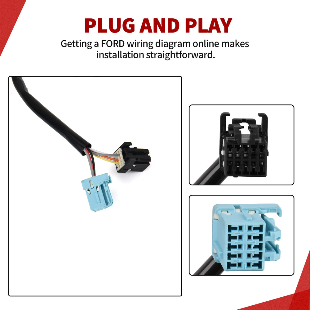 YITAMOTOR label and connector wiring demonstrating plug-and-play installation