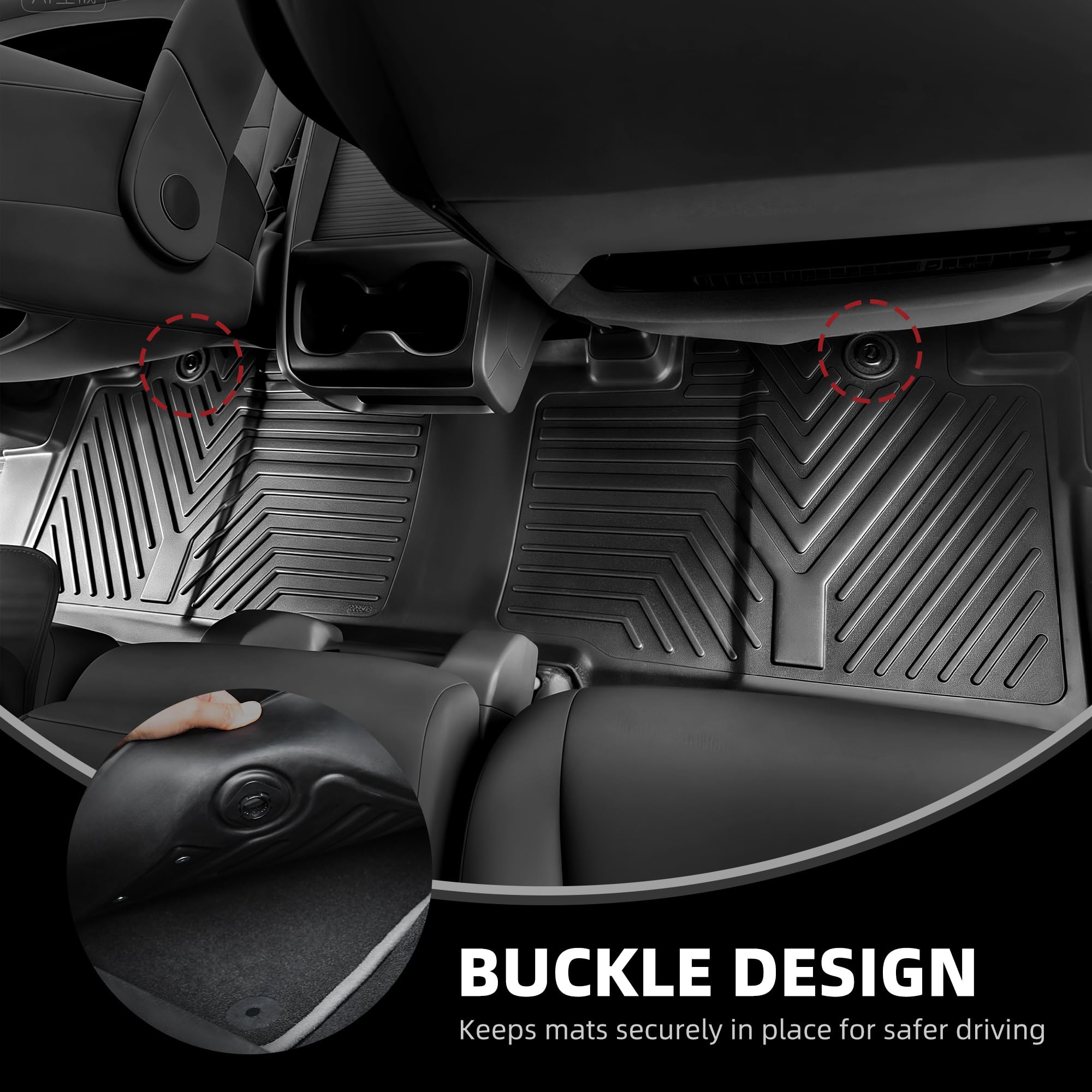 YITAMOTOR textured mat surface detail preventing cargo movement