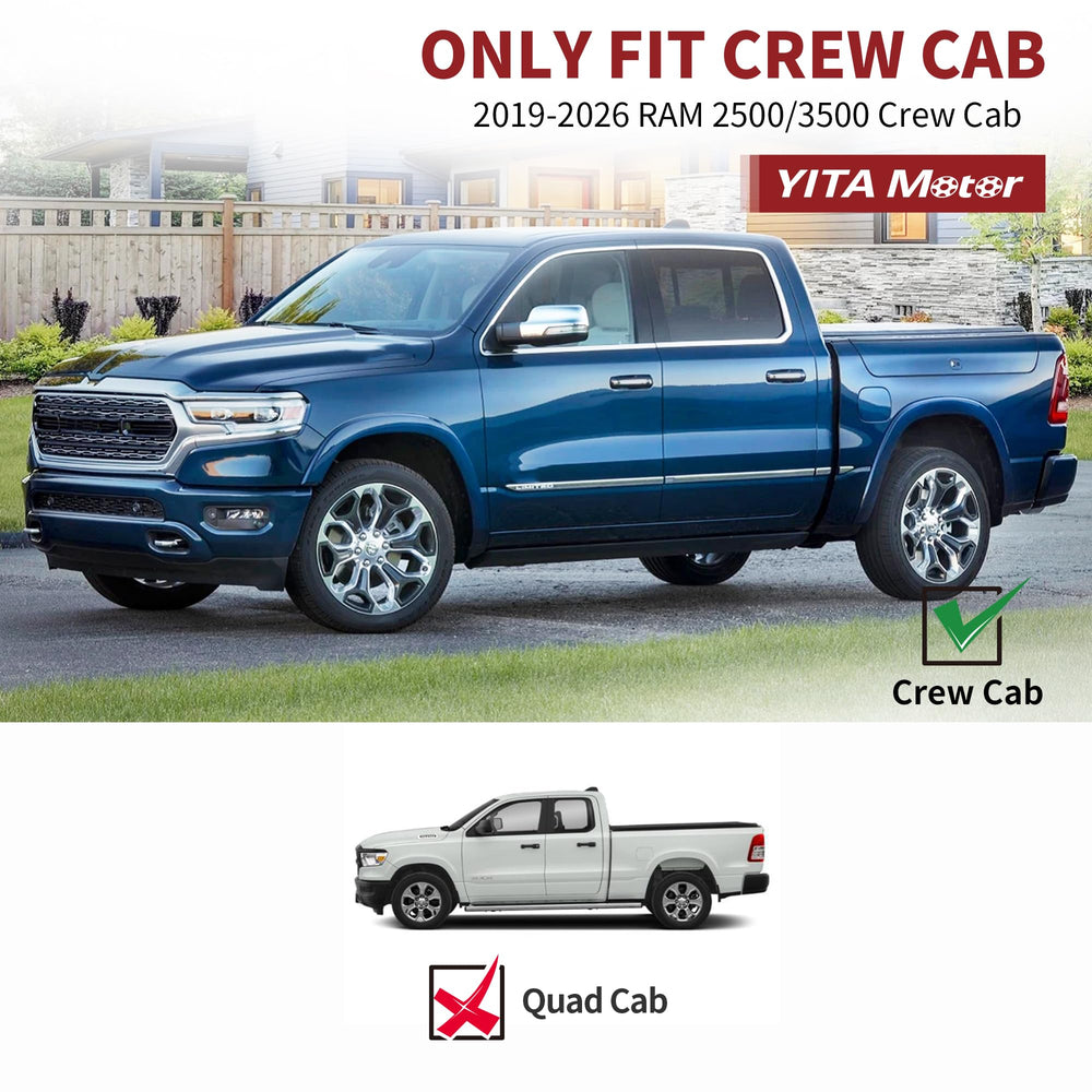 YITAMOTOR rear Crew Cab mats showing full backseat floor coverage benefit