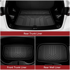 YITAMOTOR rear trunk liner installed demonstrating cargo protection benefit