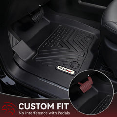 YITAMOTOR second row liners fitted around underseat storage for neat protection