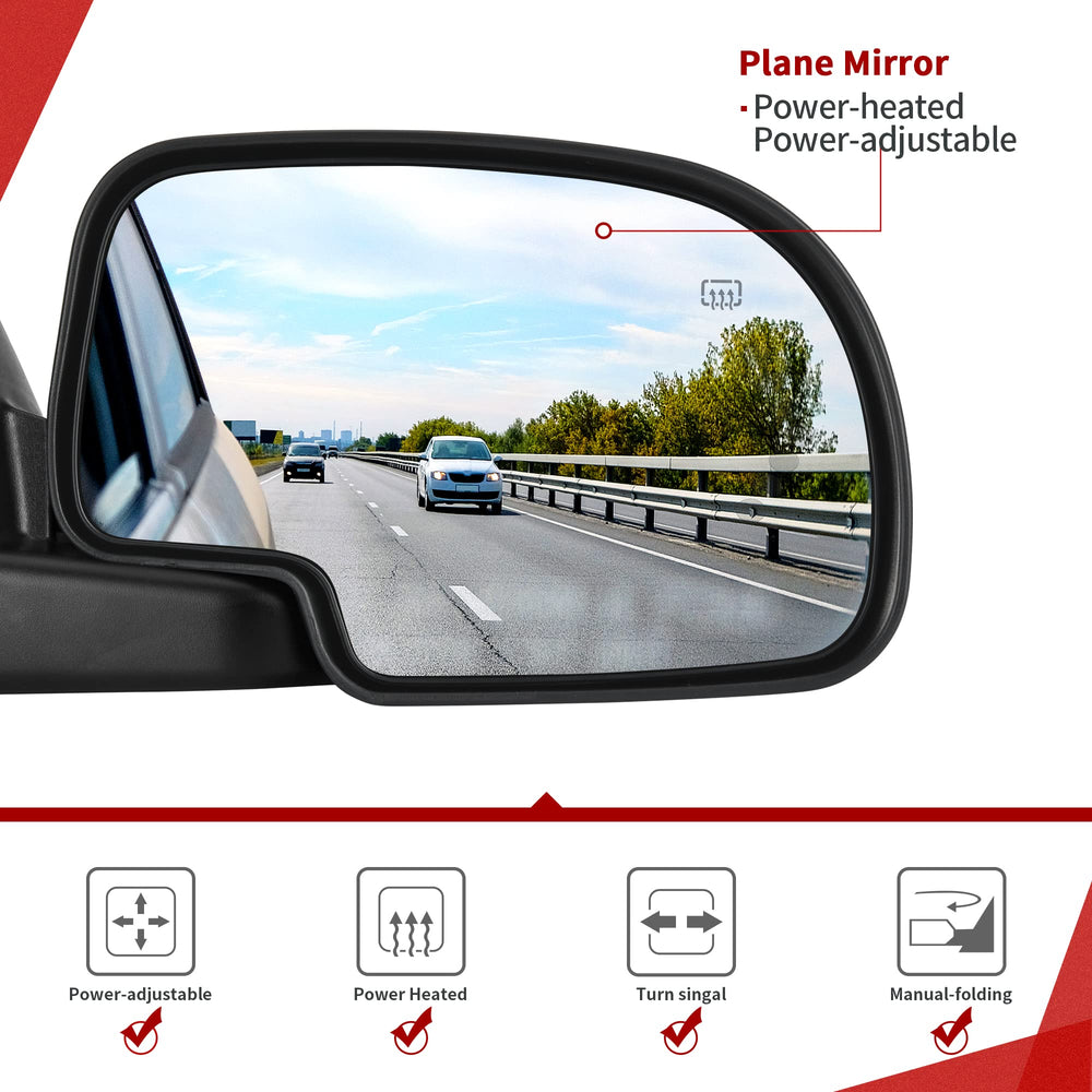YITAMOTOR mirror next to a hand showing scale for better fit assessment