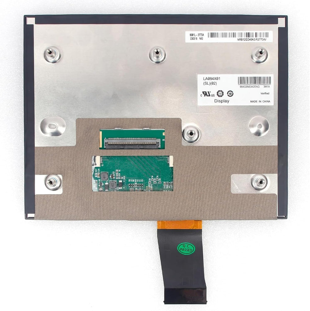 Yitrust label and part number close-up confirming LA084X01 compatibility for correct fit