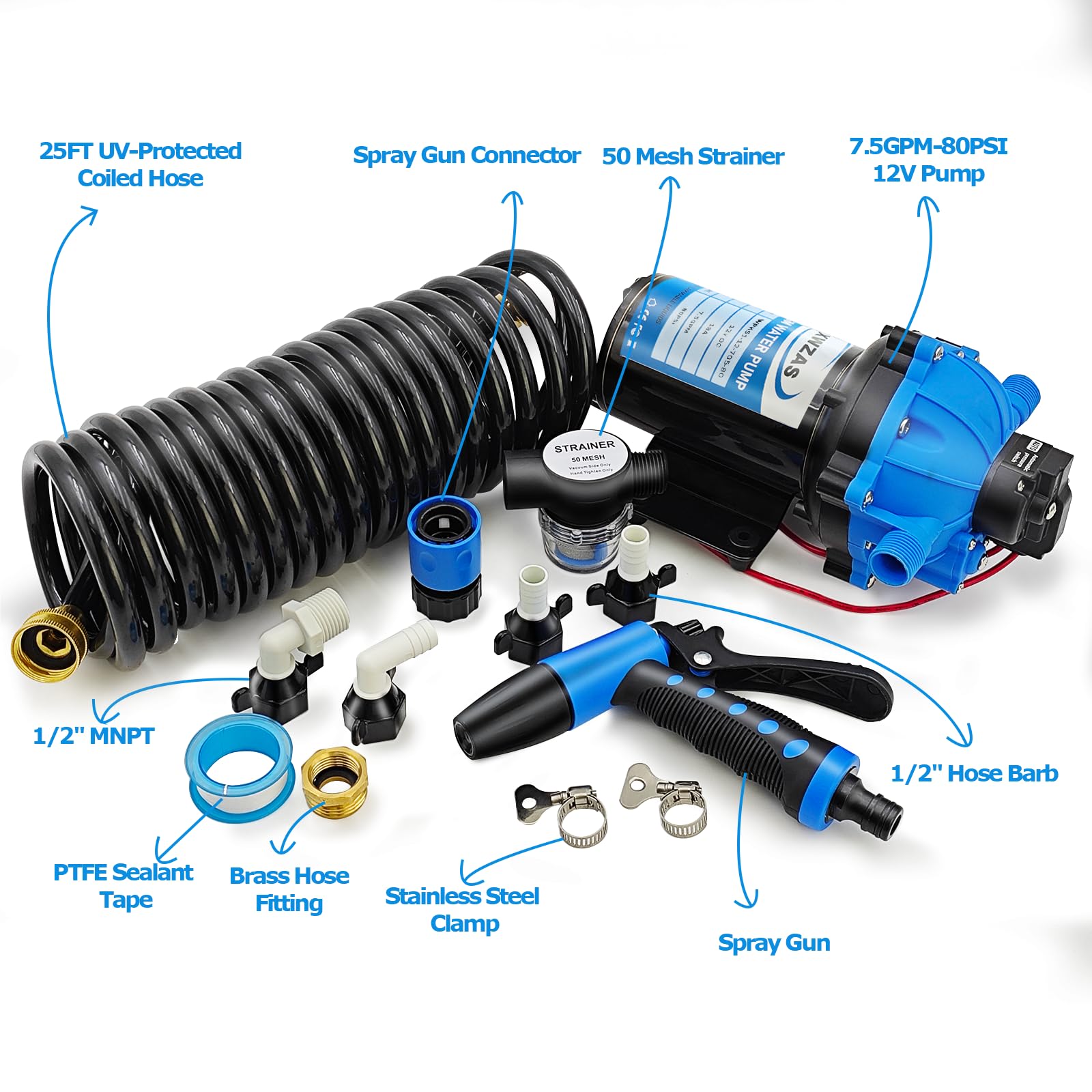 YIXWZAS diaphragm motor close-up highlighting quiet operation and durability benefit