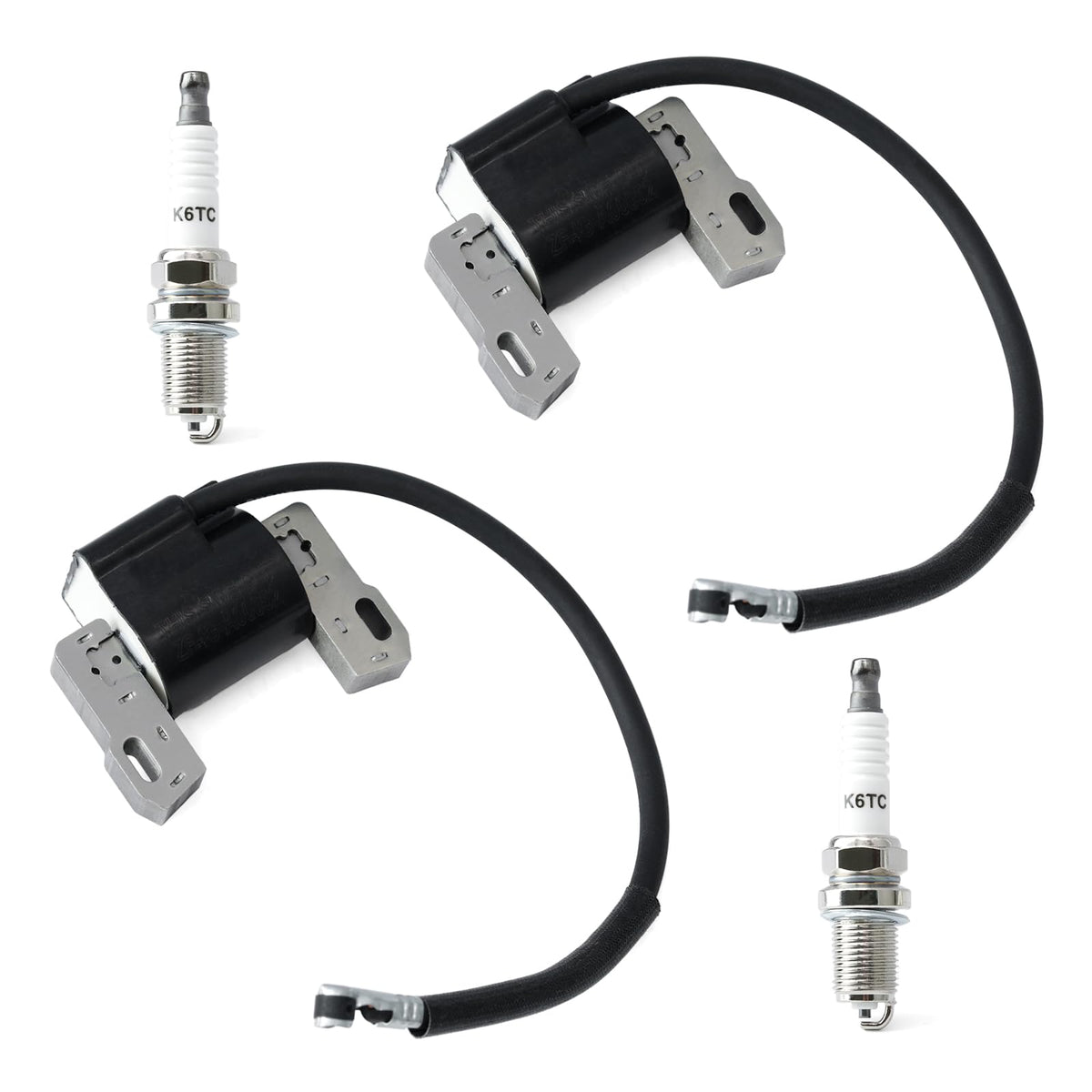 YIYANTO front view of ignition coil kit showing complete replacement set and fit