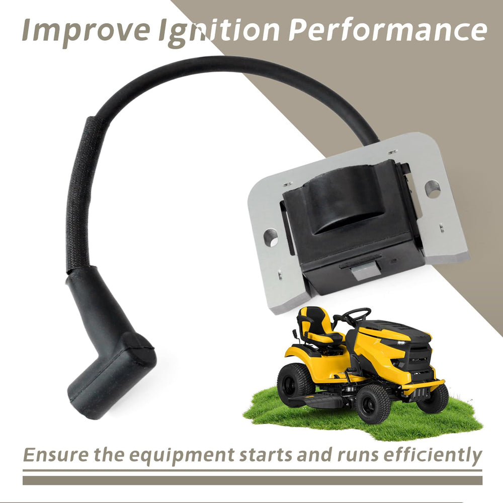 YIYANTO ignition coil installed on Kohler engine demonstrating correct fit and restored spark