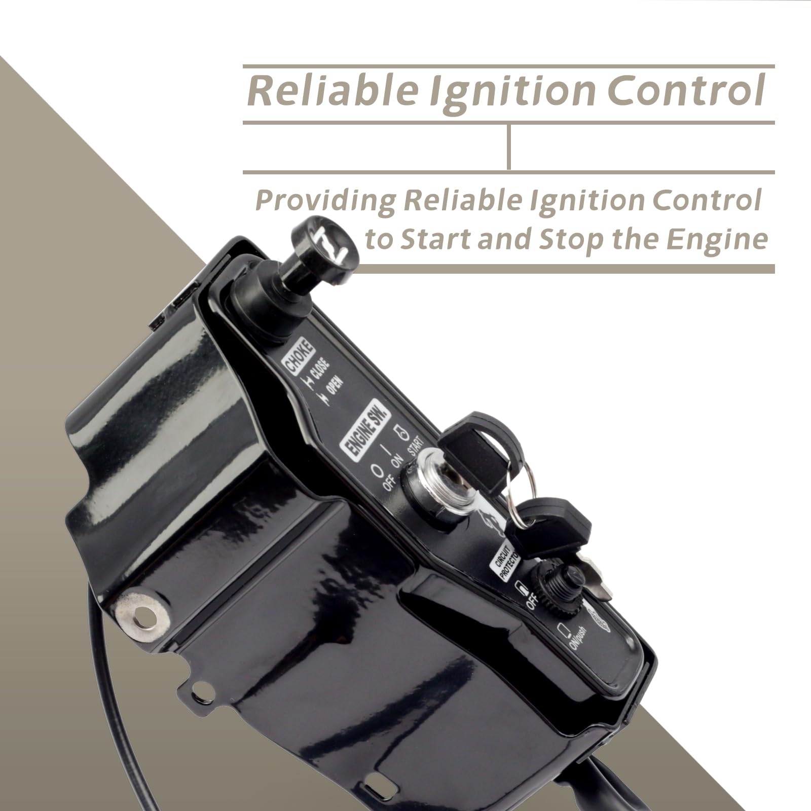 YIYANTO key cylinder and keys detail enabling secure engine control benefit